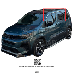 PEUGEOT RİFTER KROMLU CAM RÜZGARLIĞI