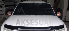 Dacia Duster Ön Kaput Koruyucu Rüzgarlık 3 mm (ABS) 10-13