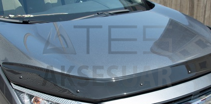 Honda Civic 10 Ön Kaput Koruma Rüzgarlık 3mm (ABS) 2016