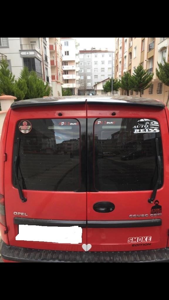 Opel Combo 2 Çift Kapı Spoiler