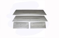 Volkswagen CARAVELLE Kapı Eşiği 4 Parça Paslanmaz Çelik 2003-2010