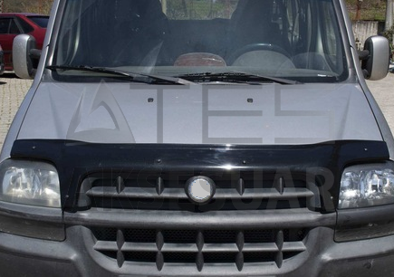 Fiat Doblo Ön Kaput Koruyucu Rüzgarlık 3 mm (ABS) 2000-05