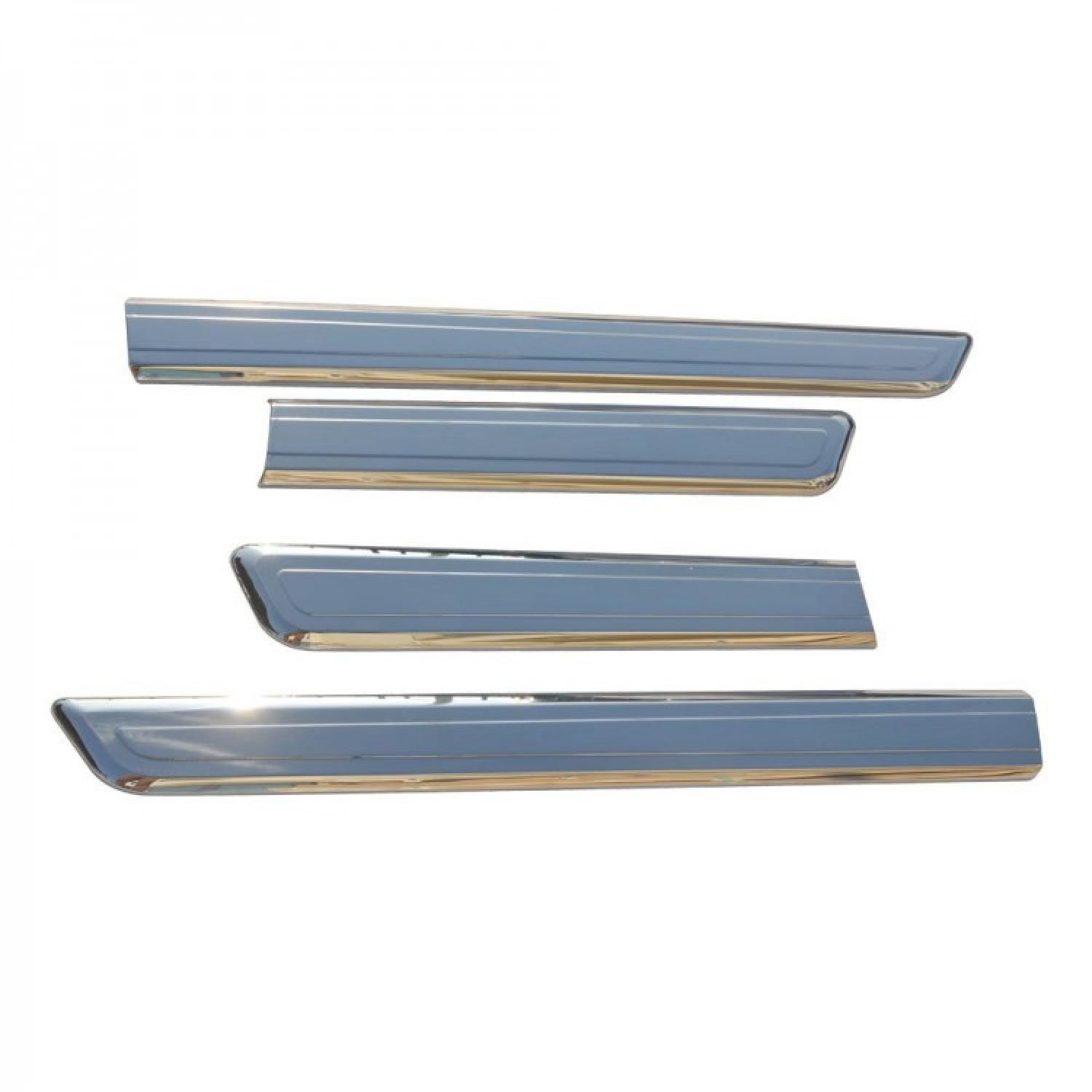 Citroen Nemo Yan Kapı Çıtası 4 Parça Paslanmaz Çelik 2007-