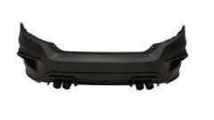 CIVIC FC5 2016-2020 IÇIN UYUMLU CONCEPT MODEL ARKA TAMPON EK PIANO BLACK DETAYLI