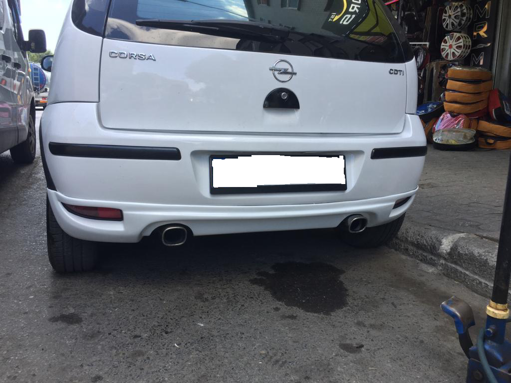Opel Corsa C Makyajlı Kasa Arka Tampon Eki