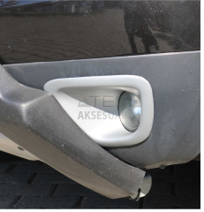 Dacia Duster Sis Farı Çerçevesi Mat Gri 2010-2017