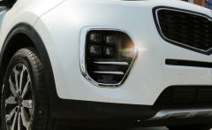 SPORTAGE 2016-2019 IÇIN UYUMLU ÖN SIS KAPLAMASI BÜYÜK MODEL NIKELAJ