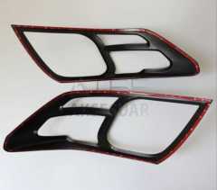 TOYOTA HILUX VIGO 2012-2015 FAR ÇERÇEVE KAPLAMA SIYAH