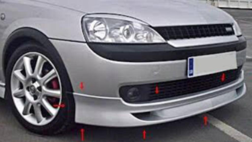 Opel Corsa C Makyajsız Kasa Ön Tampon Eki