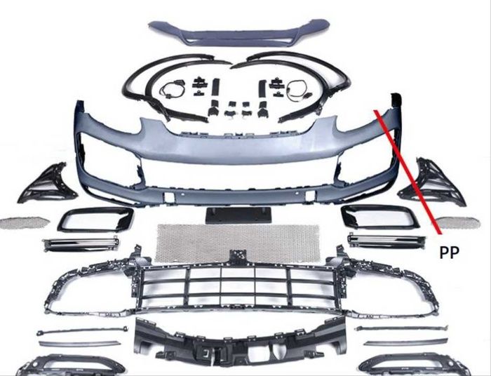 CAYENNE 2011-2014 IÇIN UYUMLU FACELIFT 2020+  YÜKSELTME  9Y0 TURBO IÇIN UYUMLU BODY KIT