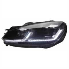 VOLKSWAGEN GOLF 6 İÇİN 7.5 GÖRÜNÜM J LED FAR (UZUN KISA LED AMPUL -TAM DOLU)