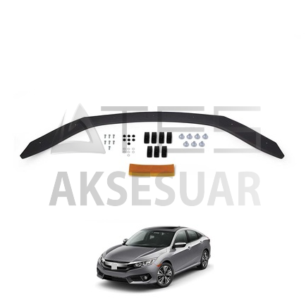 Honda Civic Ön Kaput Maskesi Koruma Rüzgarlığı Deflektör