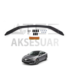 Honda Civic Ön Kaput Maskesi Koruma Rüzgarlığı Deflektör