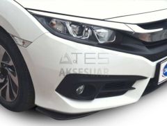 Honda Civic FC5 Ön Flap Set Mat Siyah 2016 ve Sonrası