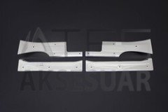 Peugeot Bipper Krom İç Kapı Eşiği 4 Parça 2008 ve Sonrası