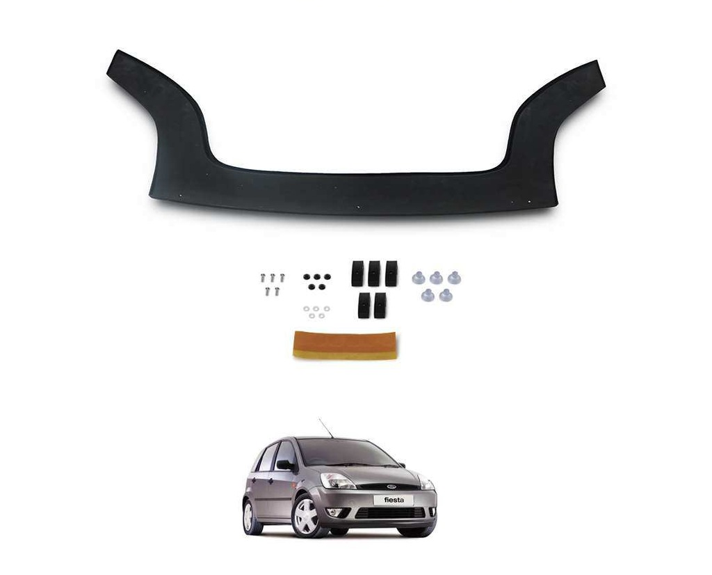 Ford Fiesta Ön Kaput Koruyucu Rüzgarlık 4mm 2002-2008