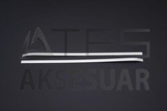 Peugeot Bipper Krom Sürgülü Kapı Çıtası 2 Parça 2008 ve Sonrası
