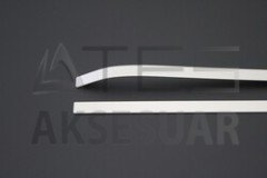 Peugeot Bipper Krom Sürgülü Kapı Çıtası 2 Parça 2008 ve Sonrası