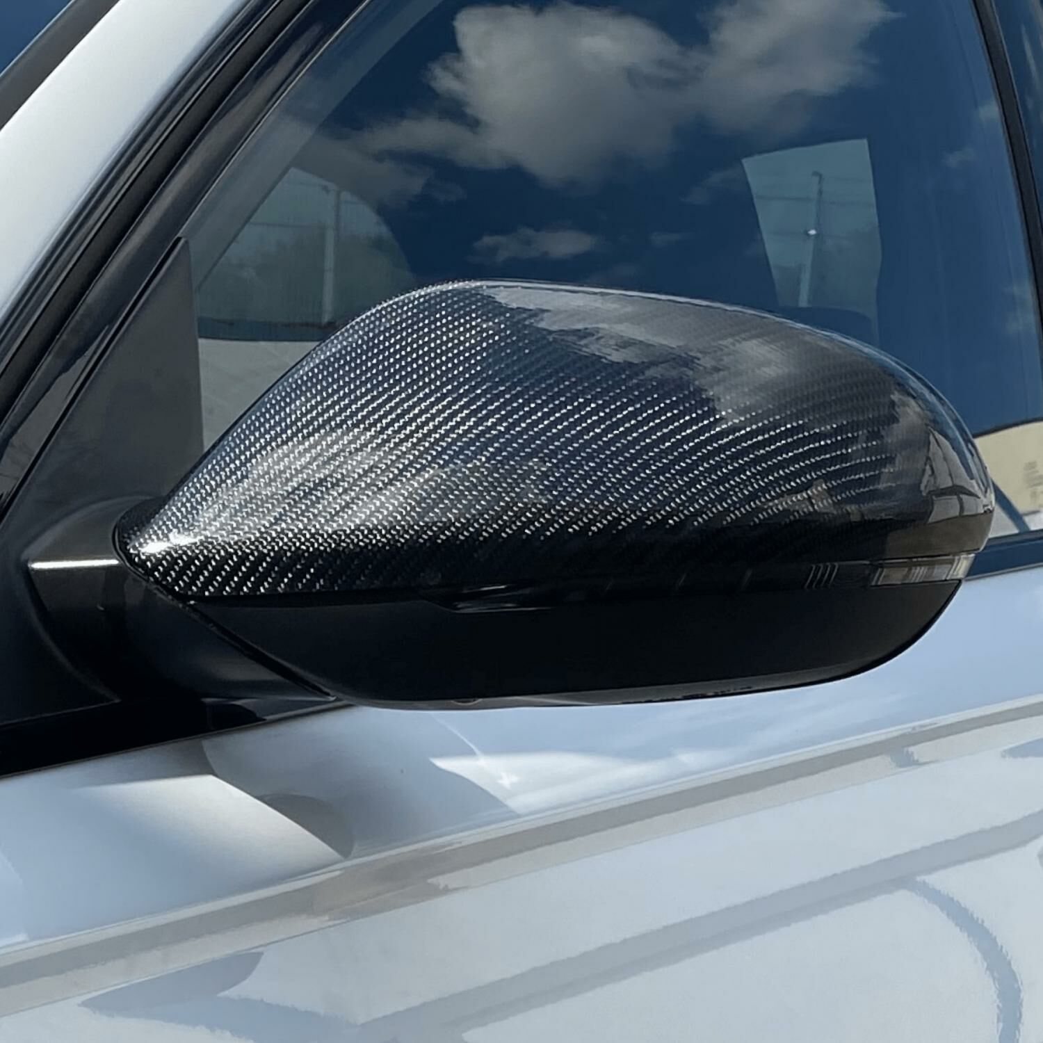 Audi A6 Ayna kapağı Karbon 2 Parça 2008>