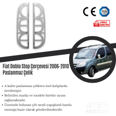 Fiat Doblo 2006-2010 Stop Çerçevesi Paslanmaz Çelik