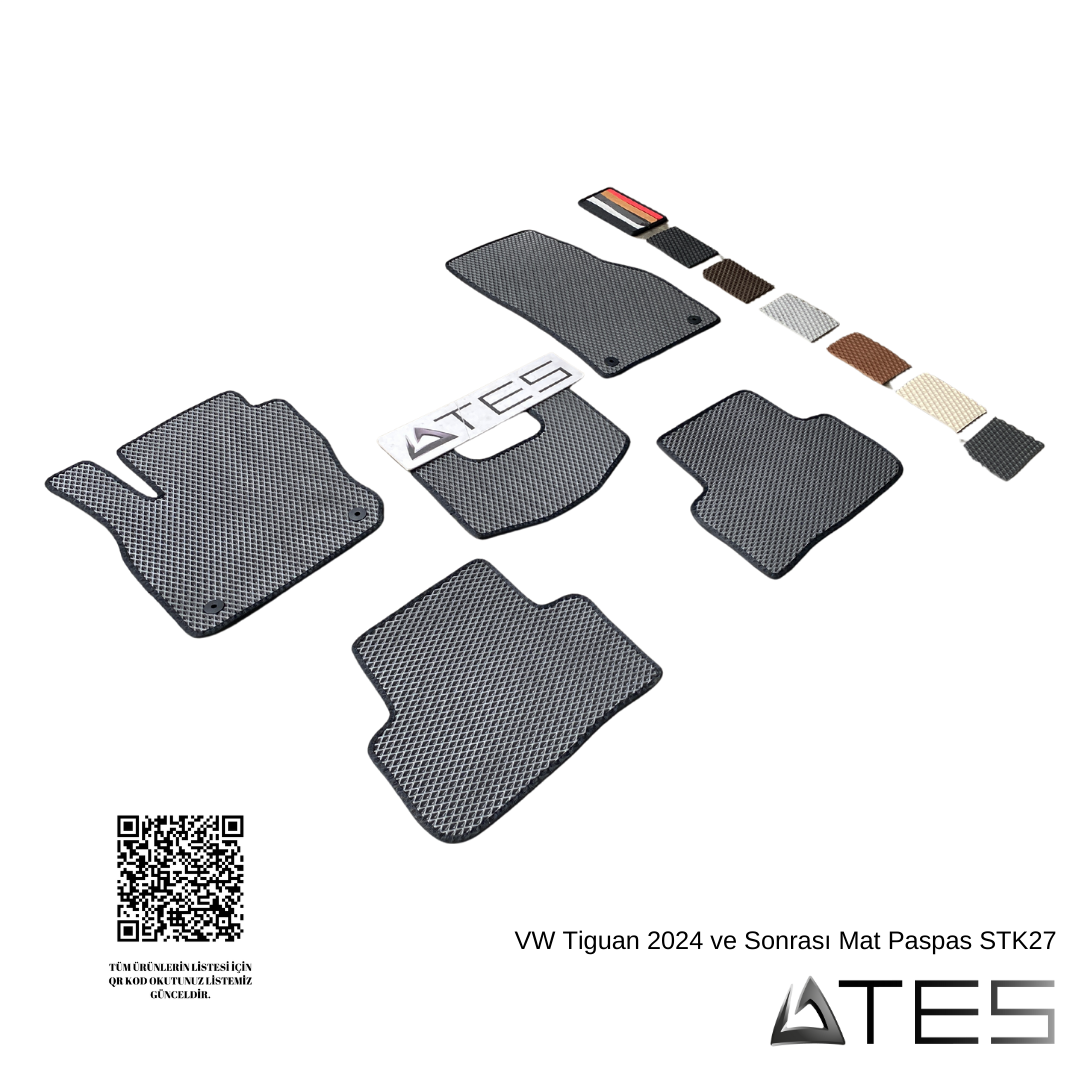 VW Tiguan 2024 ve Sonrası Mat Paspas