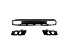 W205 C COUPE IÇIN EDITION 1 DIFÜZÖR & EGZOZ SETI PIANO BLACK (AMG)