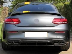 W205 C COUPE IÇIN EDITION 1 DIFÜZÖR & EGZOZ SETI PIANO BLACK (AMG)