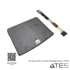 VW Tiguan 2024 ve Sonrası Mat Bagaj Havuzu