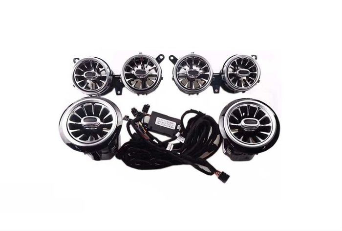 W213 E SERISI 2016-2017 IÇIN UYUMLU 64 RENK IÇIN ÖN HAVA LANDIRMA MENFEZ SETI AMBIANS SET