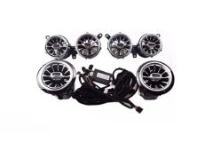 W213 E SERISI 2016-2017 IÇIN UYUMLU 64 RENK IÇIN ÖN HAVA LANDIRMA MENFEZ SETI AMBIANS SET