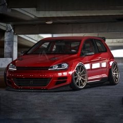 VOLKSWAGEN GOLF 7.5 MK7.5 2018-2020 J LED FAR GTI KIRMIZI