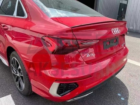 AUDI A3 SEDAN (2021+) S3 SPOILER - PIANO BLACK (PARLAK SIYAH)