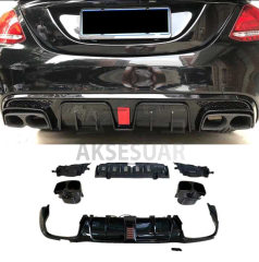 MERCEDES W205 BRABUS DIFÜZÖR & EGZOZ SETI