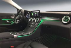 W205 C SERISI IÇIN UYUMLU 64 RENK AMBIANS PAKET ( 3 RENKTEN 64 RENKE YÜKSELTME)