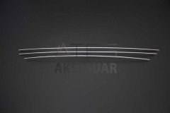 Peugeot 407 Krom Ön Panjur 3 Parça 2004-2010 Arası