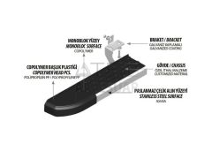 Hyundai Tucson Nevada Yan Basamak Alüminyum 2020 ve Sonrası