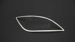 Hyundai i20 Krom Sis Farı Çerçevesi 2 Parça 2012-2014 Arası