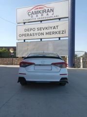 CIVIC FE1 2022 IÇIN UYUMLU  ARKA FLAP TAKIMI - PIANO BLACK