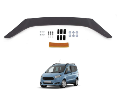 Ford Courier Ön Kaput Koruyucu Rüzgarlık 4mm (ABS) 2014-