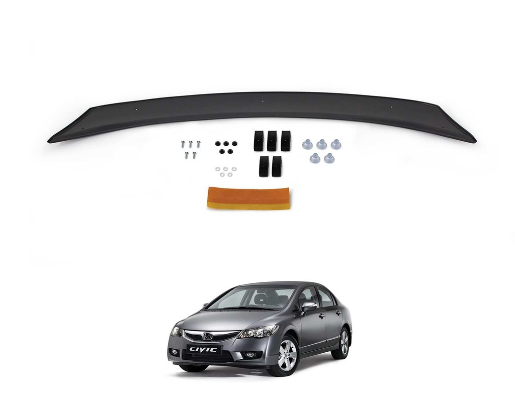 Honda Civic 8 Ön Kaput Koruma Rüzgarlık 4mm (ABS) 06-12