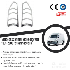 Mercedes Sprinter 1995-2006 Stop Çerçevesi Paslanmaz Çelik