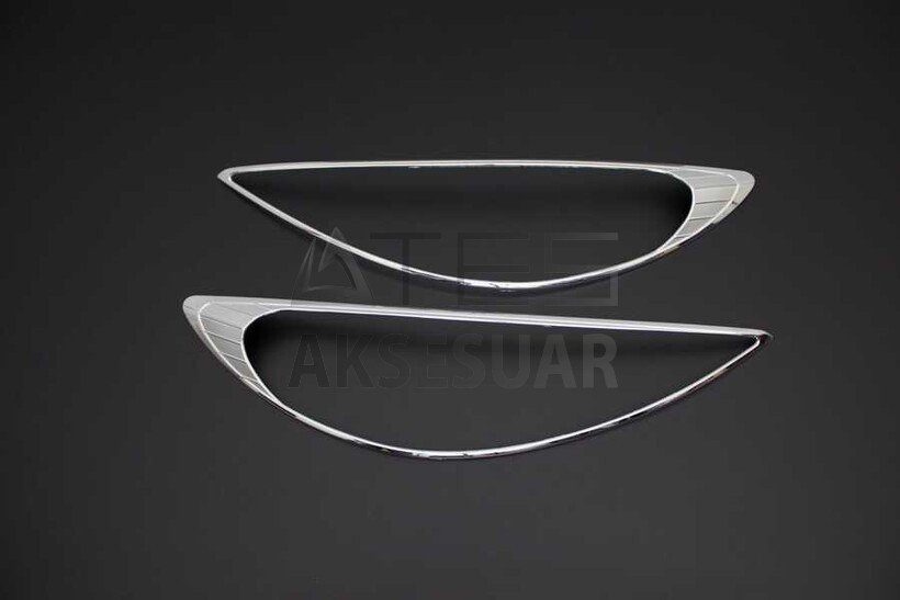 Peugeot 207 Krom Far Çerçevesi 2 Parça Abs 2006-2012 Arası