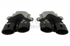 MERCEDES E COUPE 2017+ C238 DIFÜZÖR VE SIYAH EGZOZ SETI (COUPE&CABRIO)