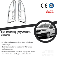 Opel Combo 2019 Stop Çerçevesi ABS Krom