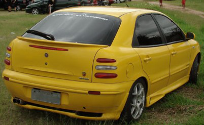 FİAT Brava Cam Altı Spoiler Boyalı