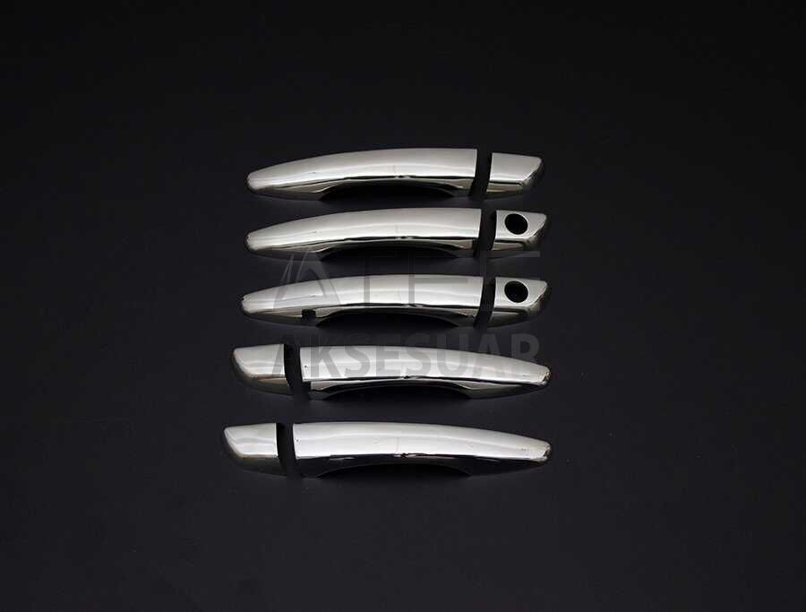 Citroen Berlingo 3 Krom Kapı Kolu 5 Kapı 2 Adet Delik Çift Sürgü 2019 ve Sonrası