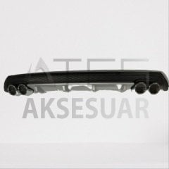 VOLKSWAGEN POLO 2014-2018 MK5 4 EGZOZ DİFÜZÖR - SİLVER