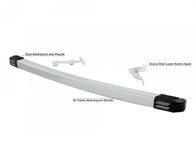 Opel Combo C Arka Basamak Alu Gri Moonlight 2003-2012