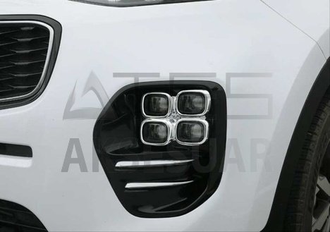 KIA SPORTAGE 2016-2019 ÖN SIS KAPLAMASI KÜÇÜK (KARE) NIKELAJ