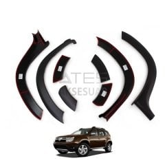 Dacia Duster Çamurluk Dodik UV Kat. (ABS) 8 Parça 10-17